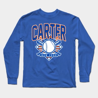 Vintage New York Carter Baseball Long Sleeve T-Shirt